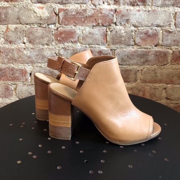 Aldo Womens Cartiera Leather Peep Toe - Picture 1 of 3